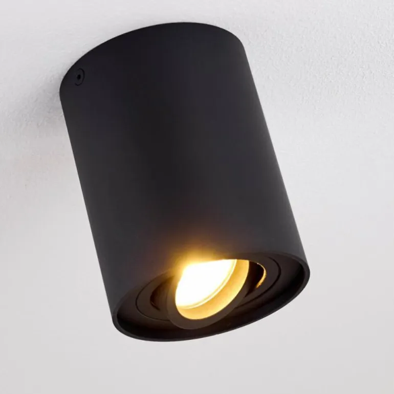 Plafonnier Betsie Noir, 1 lumière