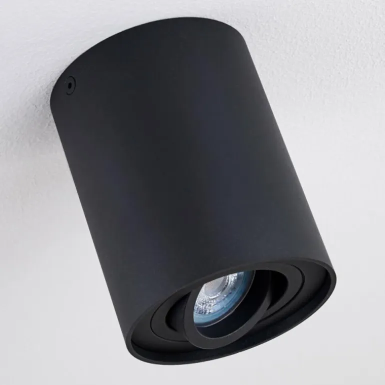 Plafonnier Betsie Noir, 1 lumière