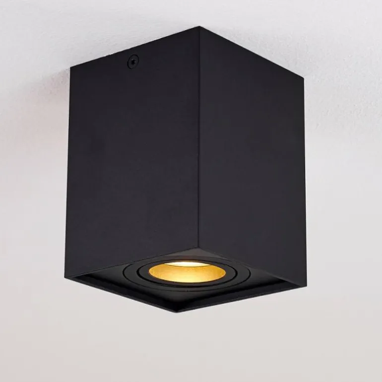 Plafonnier Betsie Noir, 1 lumière