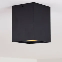 Plafonnier Betsie Noir, 1 lumière