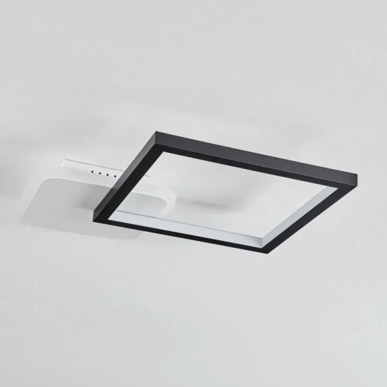 Plafonnier Bina LED Blanc, 1 lumière, Télécommandes
