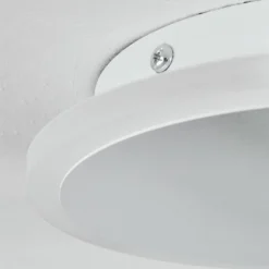 Plafonnier Bina LED Blanc, 1 lumière, Télécommandes