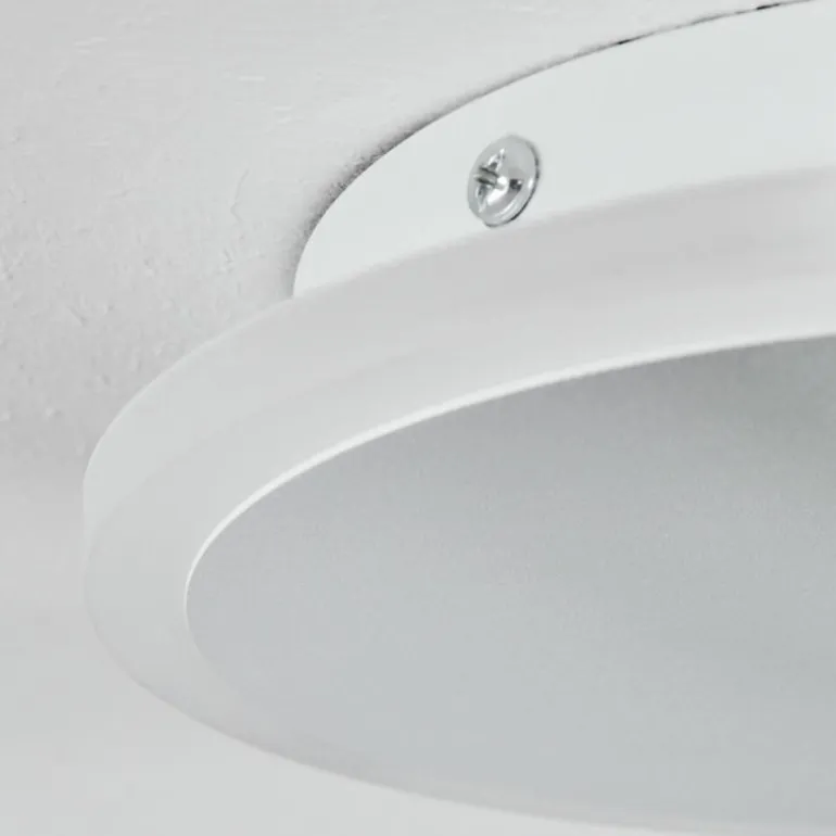 Plafonnier Bina LED Blanc, 1 lumière, Télécommandes