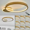 Plafonnier Bina LED Laiton, 1 lumière, Télécommandes