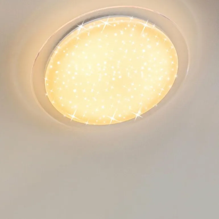 Plafonnier Bleik LED Blanc, 1 lumière, Télécommandes