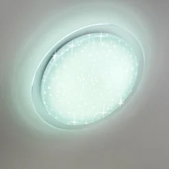Plafonnier Bleik LED Blanc, 1 lumière, Télécommandes