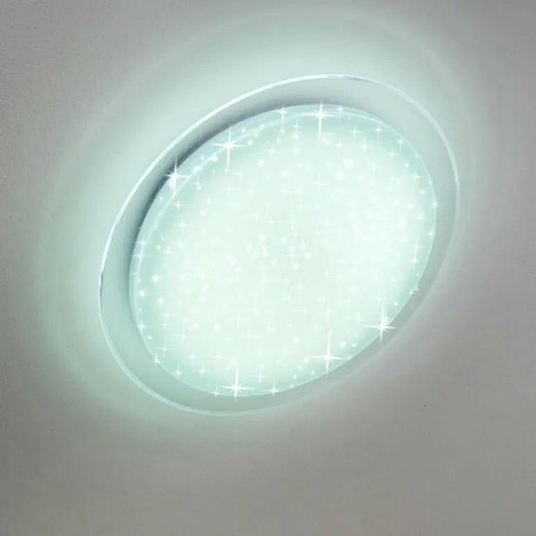 Plafonnier Bleik LED Blanc, 1 lumière, Télécommandes