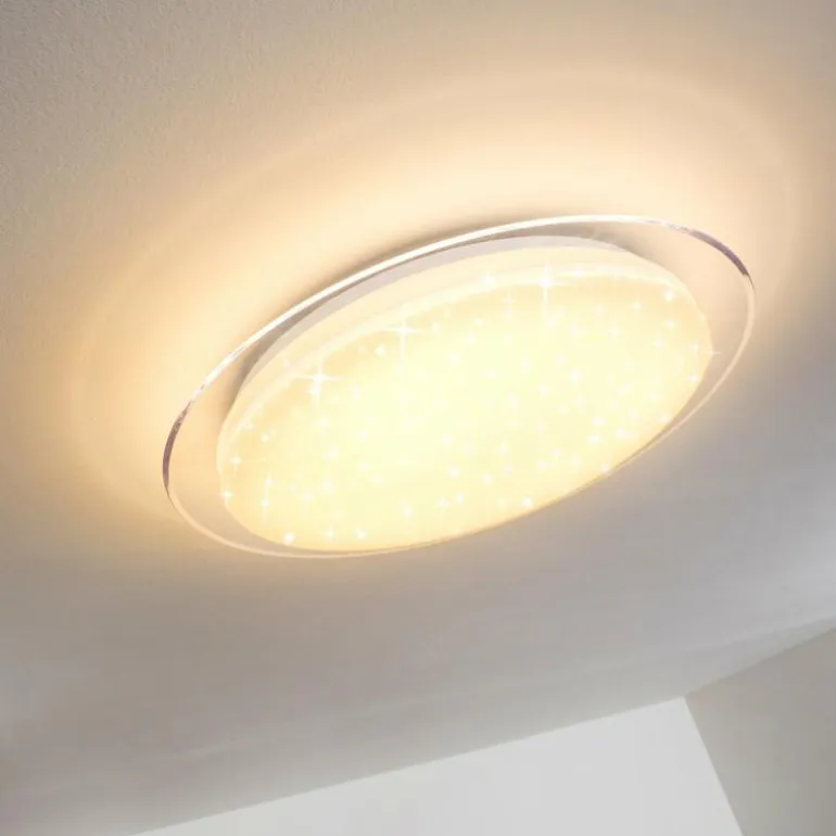 Plafonnier Bleik LED Blanc, 1 lumière, Télécommandes