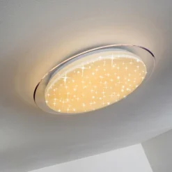Plafonnier Bleik LED Blanc, 1 lumière, Télécommandes