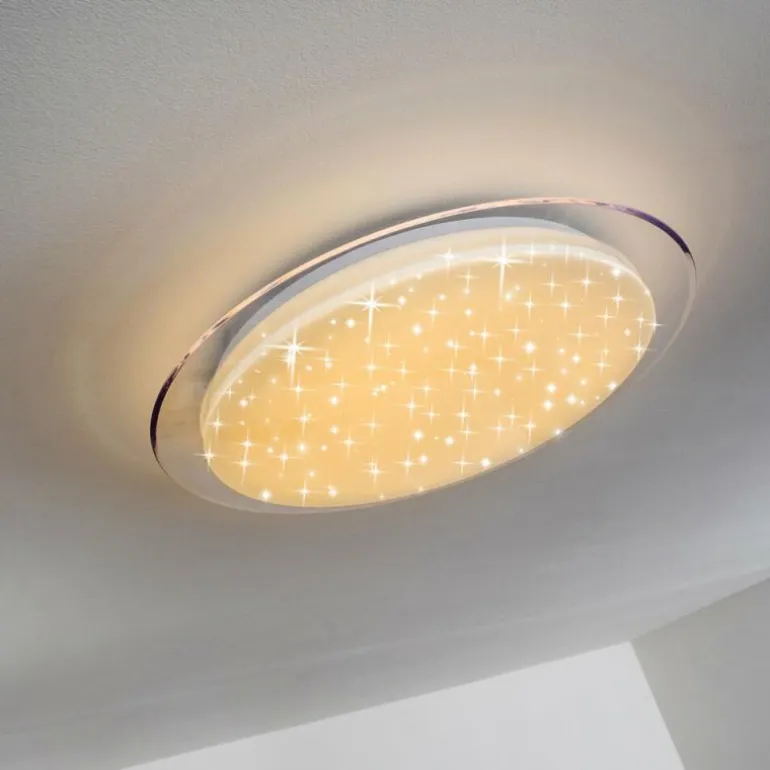 Plafonnier Bleik LED Blanc, 1 lumière, Télécommandes