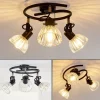 Plafonnier Bohemia Noir, 3 lumières