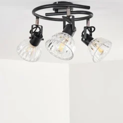Plafonnier Bohemia Noir, 3 lumières
