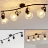 Plafonnier Bohemia Noir, 4 lumières