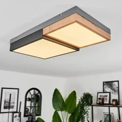 Plafonnier Bornos LED Anthracite, 1 lumière