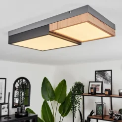 Plafonnier Bornos LED Anthracite, 1 lumière