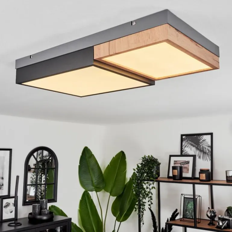 Plafonnier Bornos LED Anthracite, 1 lumière