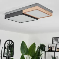 Plafonnier Bornos LED Anthracite, 1 lumière