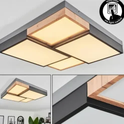 Plafonnier Bornos LED Anthracite, 1 lumière