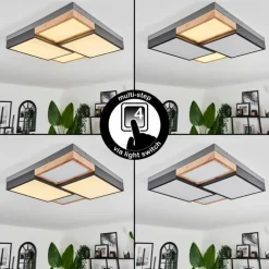 Plafonnier Bornos LED Anthracite, 1 lumière