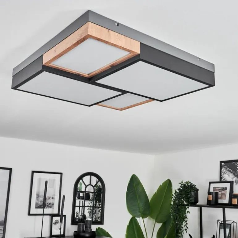 Plafonnier Bornos LED Anthracite, 1 lumière