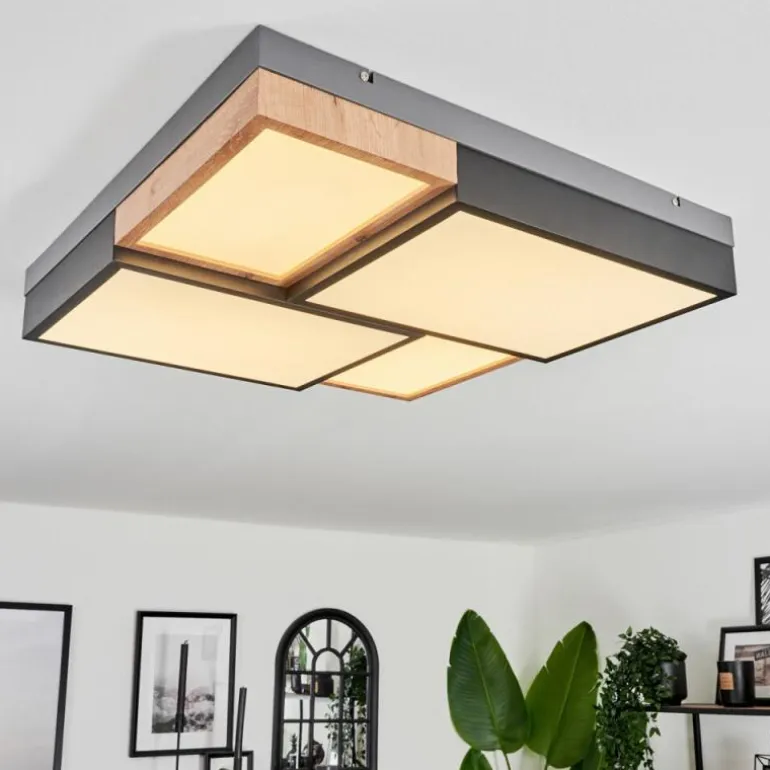 Plafonnier Bornos LED Anthracite, 1 lumière