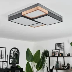 Plafonnier Bornos LED Anthracite, 1 lumière