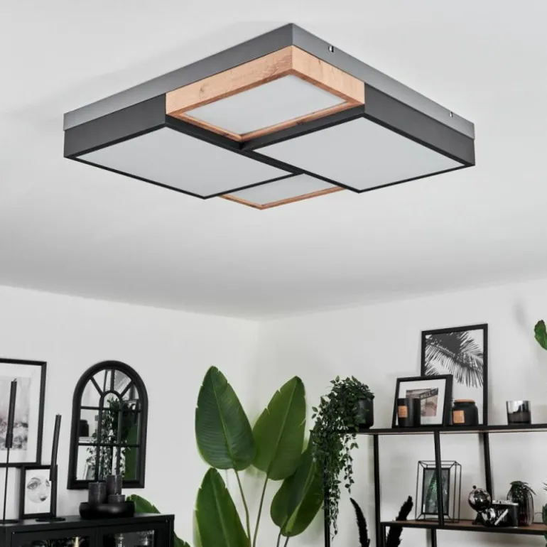 Plafonnier Bornos LED Anthracite, 1 lumière