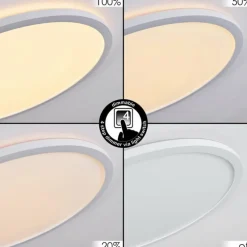 Plafonnier Boyero LED Blanc, 1 lumière
