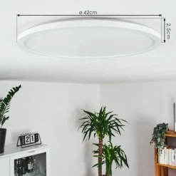 Plafonnier Boyero LED Blanc, 1 lumière