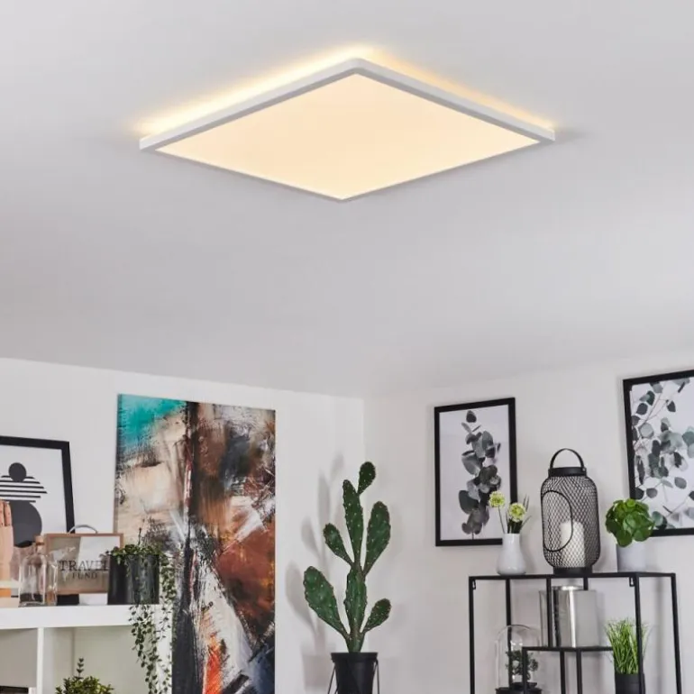Plafonnier Boyero LED Blanc, 1 lumière