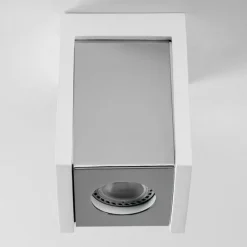 Plafonnier Braslo Chrome, Blanc, 1 lumière