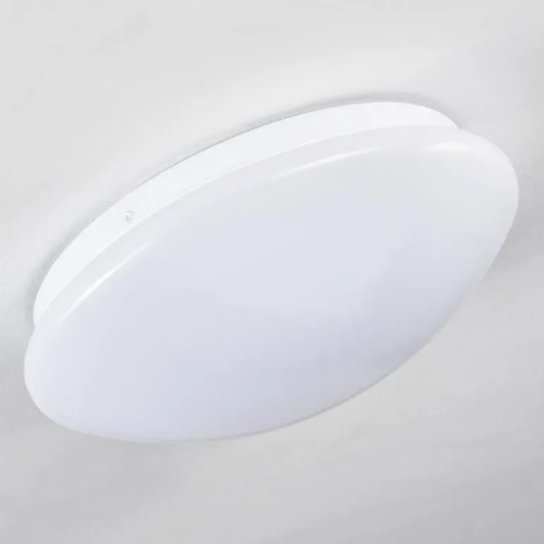 Plafonnier Brighton LED Blanc, 1 lumière, Télécommandes, Changeur de couleurs