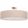 Plafonnier Brilliant Andria Chrome, Blanc, 3 lumières