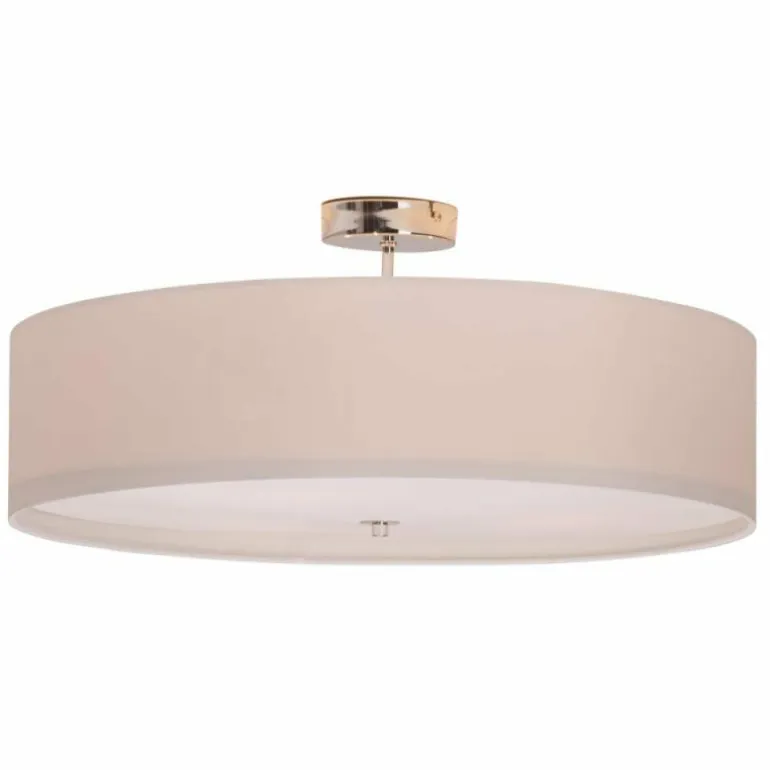 Plafonnier Brilliant Andria Chrome, Blanc, 3 lumières