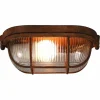 Plafonnier Brilliant Bobbi Rouille, 1 lumière