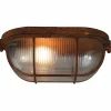 Plafonnier Brilliant Bobbi Rouille, 1 lumière