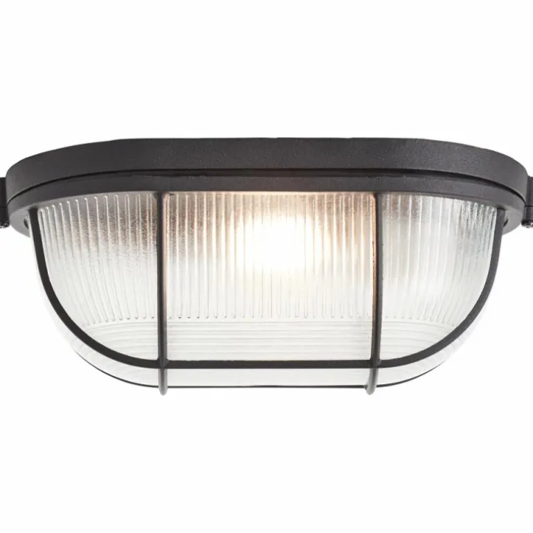 Plafonnier Brilliant Bobbi Noir, 1 lumière