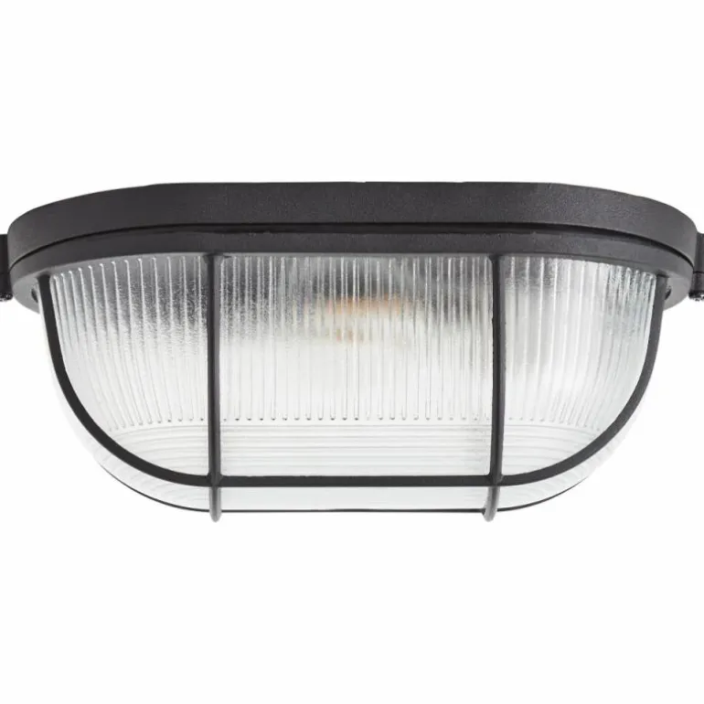 Plafonnier Brilliant Bobbi Noir, 1 lumière