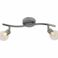 Plafonnier Brilliant BULB Chrome, 2 lumières