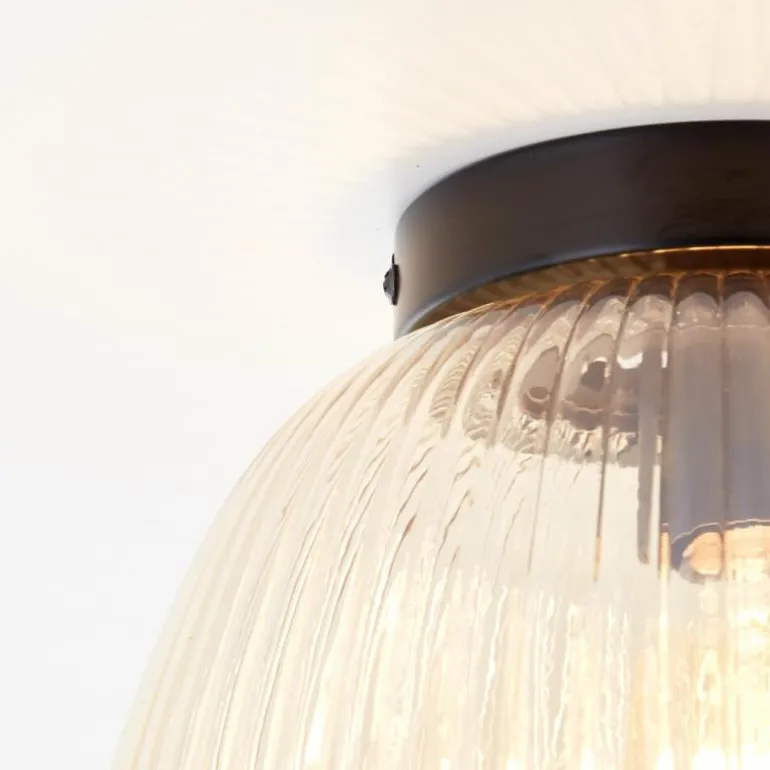 Plafonnier Brilliant Kaizen Noir, 1 lumière