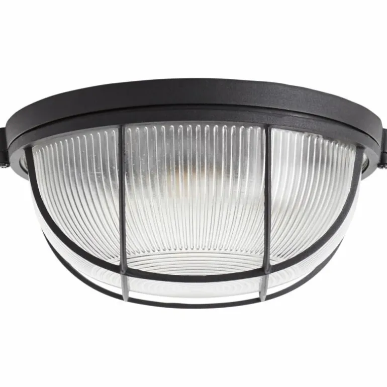 Plafonnier Brilliant Lauren Noir, 1 lumière