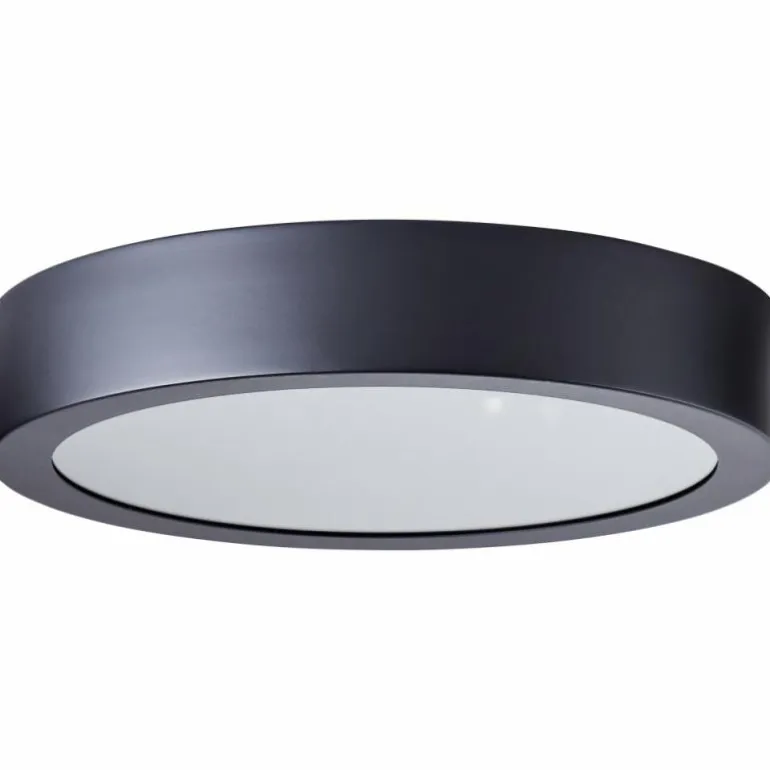 Plafonnier Brilliant Sandros Noir, 2 lumières
