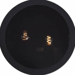 Plafonnier Brilliant Sandros Noir, 2 lumières