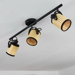 Plafonnier Broekerhaven Noir, 3 lumières
