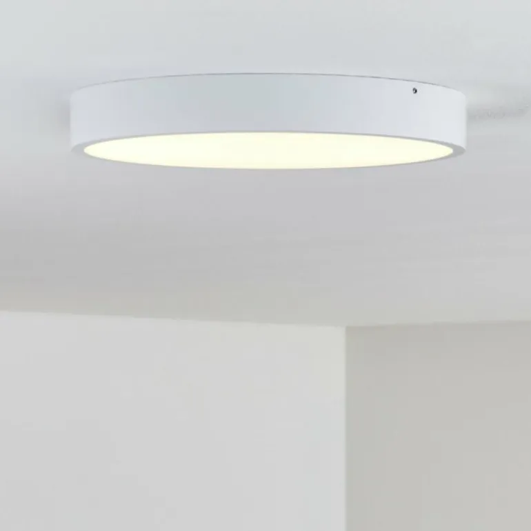 Plafonnier Broglen LED Blanc, 1 lumière