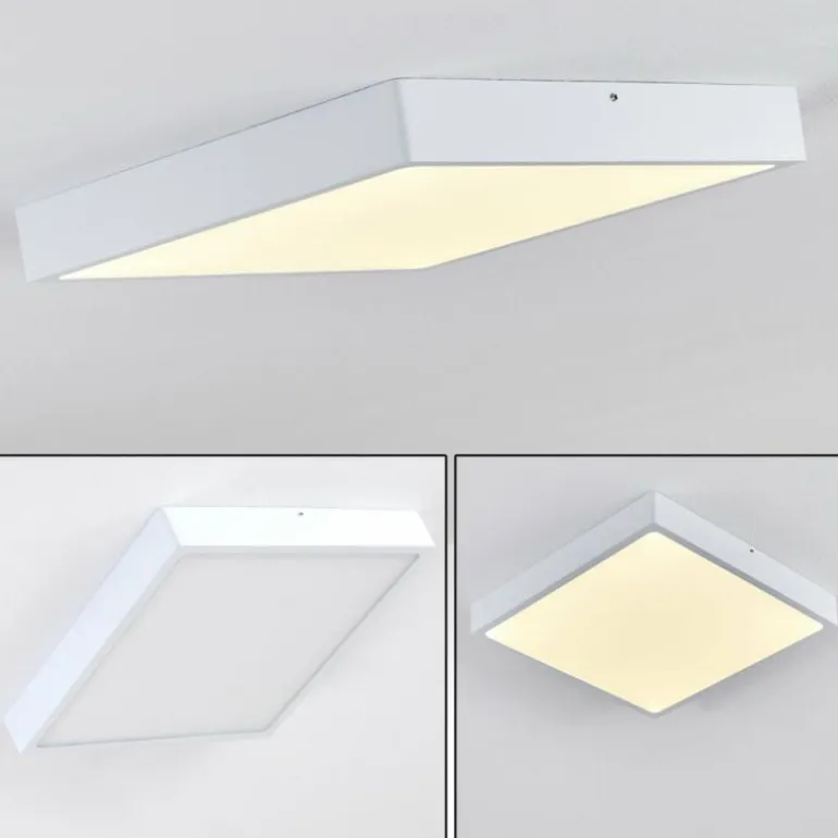 Plafonnier Broglen LED Blanc, 1 lumière