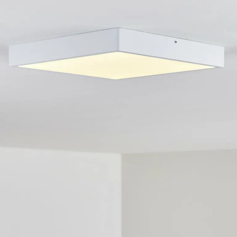 Plafonnier Broglen LED Blanc, 1 lumière