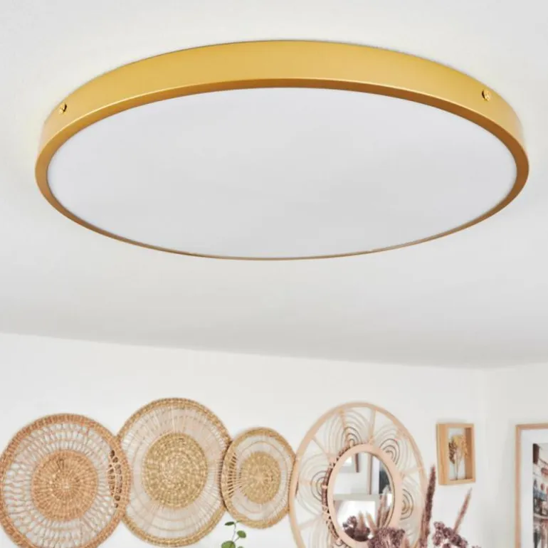 Plafonnier Broglen LED Laiton, 1 lumière