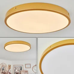 Plafonnier Broglen LED Laiton, 1 lumière