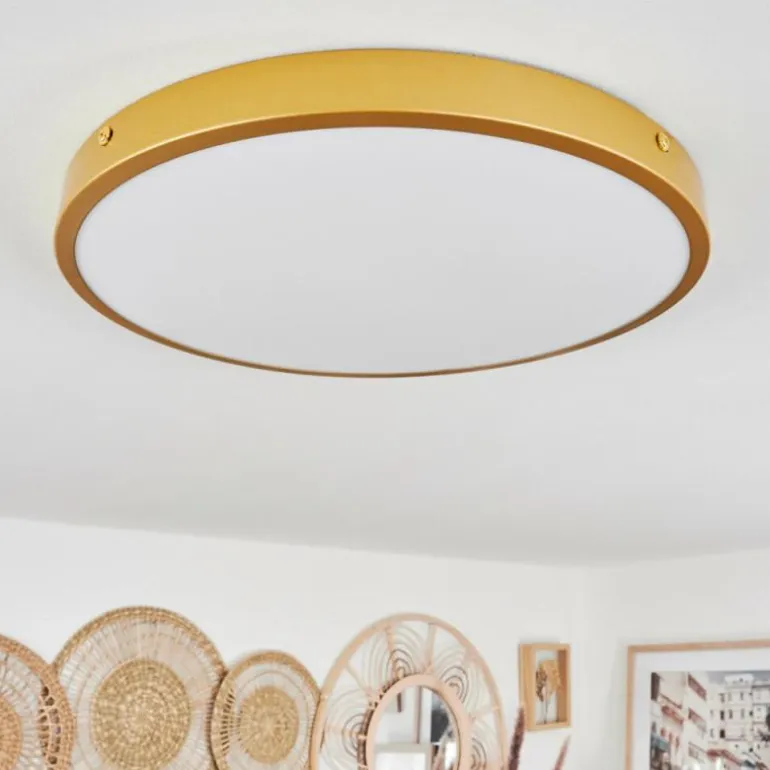 Plafonnier Broglen LED Laiton, 1 lumière